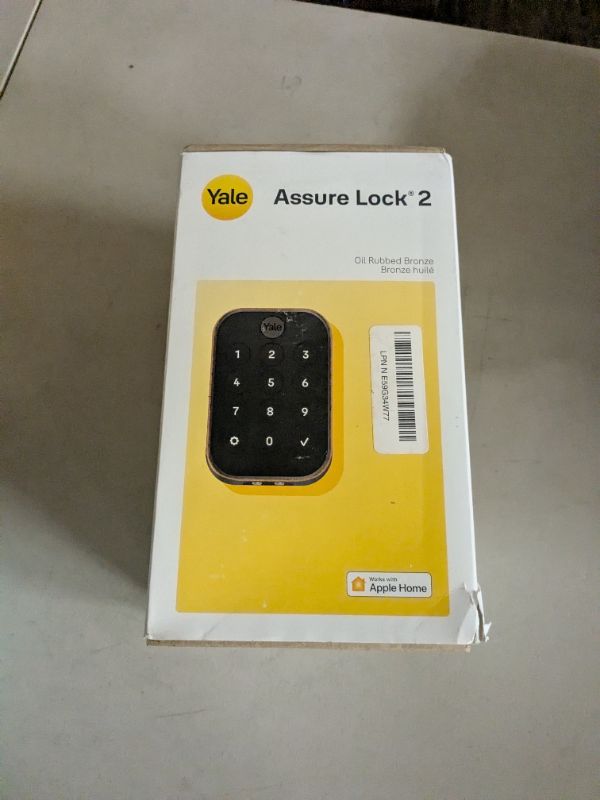 Photo 1 of Yale Security Assure Lock 2, Key-Free Keypad Lock with Bluetooth, Oil Rubbed Bronze
