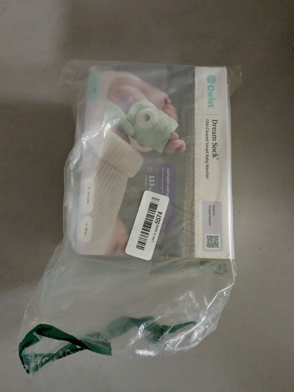 Photo 1 of Owlet Dream Sock® - FDA-Cleared Smart Baby Monitor - Track Live Pulse (Heart) Rate, Oxygen in Infants - Receive Notifications