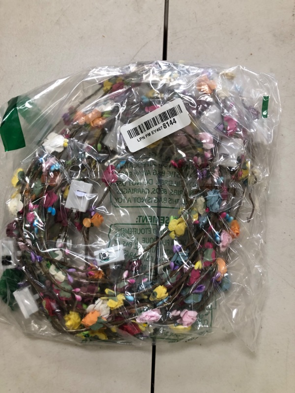 Photo 1 of PTHTECHUS LED Flower Headbands with 10 Paper Flowers, 10 Illuminated Headpieces for 20-Hour Glow, Ideal for Holiday Christmas, Halloween Party