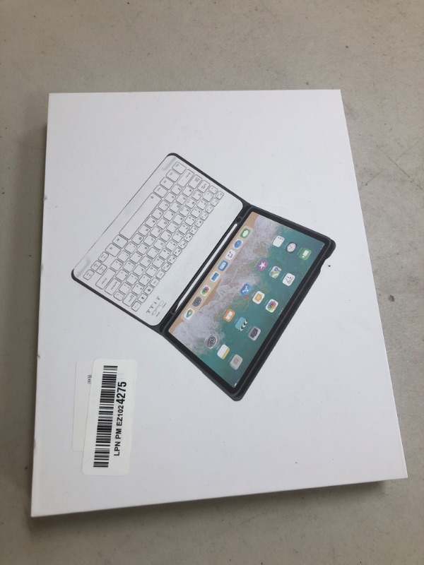 Photo 1 of kenke Keyboard Case for iPad Air 11 inch (M3/M2, 2025/2024), for iPad Air 5th/4th Gen (2022/2020) 10.9 Inch with Pencil Holder, 7 Colors Backlit Wireless Detachable Folio Keyboard Cover, Black
