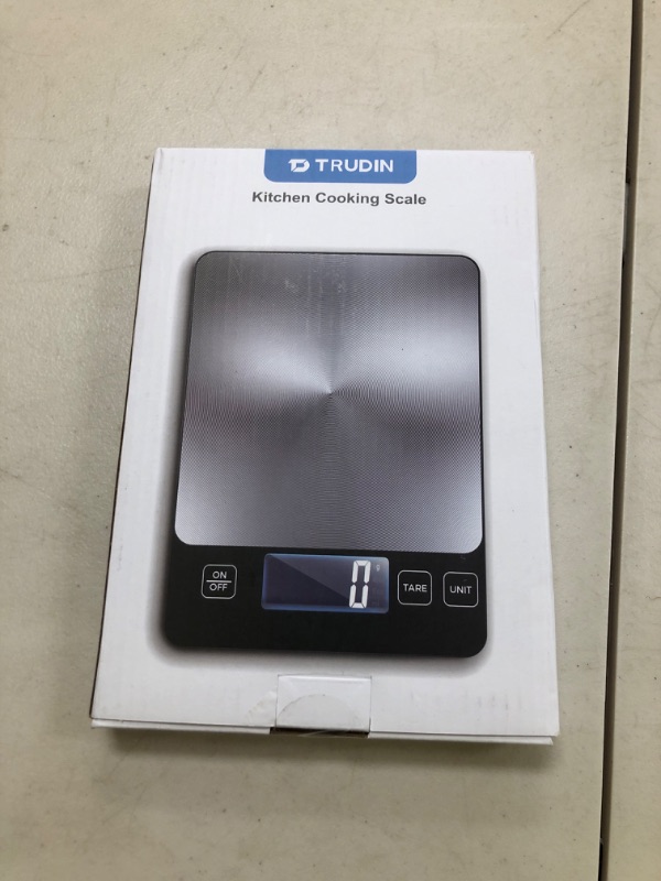 Photo 1 of NASA-Grade 33lb Digital Kitchen Scale, Precisely Measures Grams and Ounces for Baking and Cooking,304 Stainless Steel