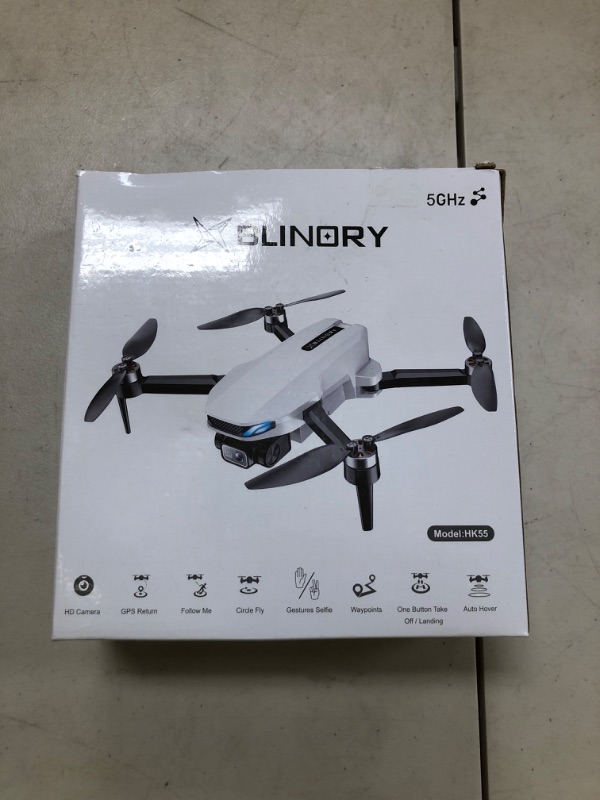 Photo 1 of GPS Drone with Camera for Adults, 2K HD FPV Drones with Auto Return, Follow Me, Circle Fly, Waypoint Fly, Stable Hover, Brushless Motor, Foldable 5G Transmission Remote Control Quadcopter