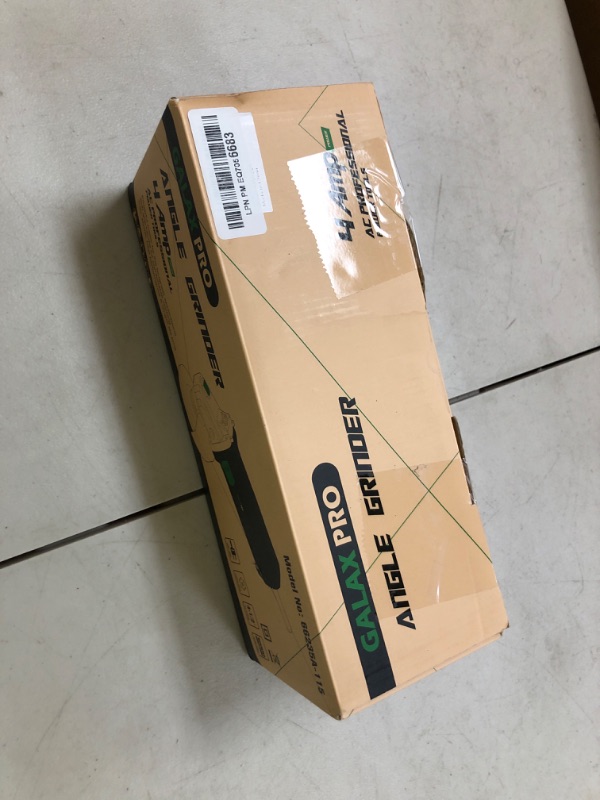 Photo 1 of GALAX PRO Electric Angle Grinder,Equipped with 4.0 Amps Motor with 750W Max Output Power,4-1/2 inch Corded Angle Grinder 12000RPM with Cutting & Grinding Wheels,Flap Disc and Auxiliary Handle