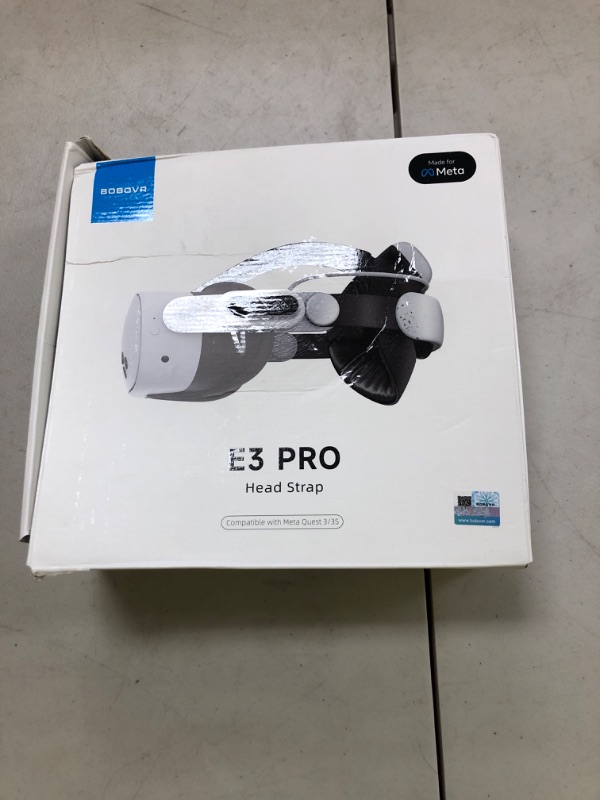Photo 1 of BOBOVR E3 Pro Battery Strap Accessories for Meta Quest3/3S,10000mah Hot Swappable Fast Charging Battery and 3.5mm Audio Expansion