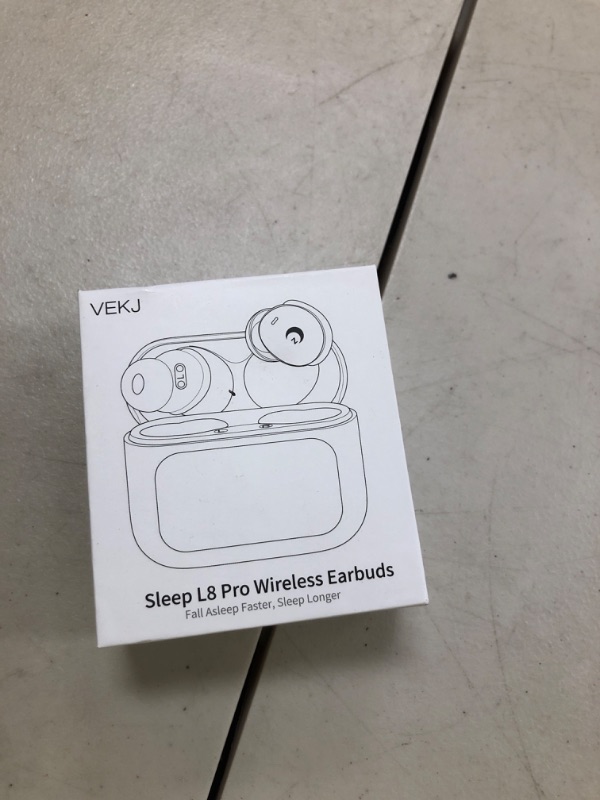 Photo 1 of VEKJ Sleep Earbuds Bluetooth 5.4, 48H Smart Touch Screen in Ear Ear Buds, Mini Sleep Headphones Small Design for Side Sleepers, Clear Calls, 5 EQ Modes, IPX7 Waterproof Earphones, Blue Earbuds, 2025
