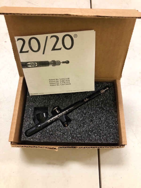 Photo 1 of Badger Air-Brush Co. Sotar 2020-2F Large Gravity Feed Fine Airbrush, Black