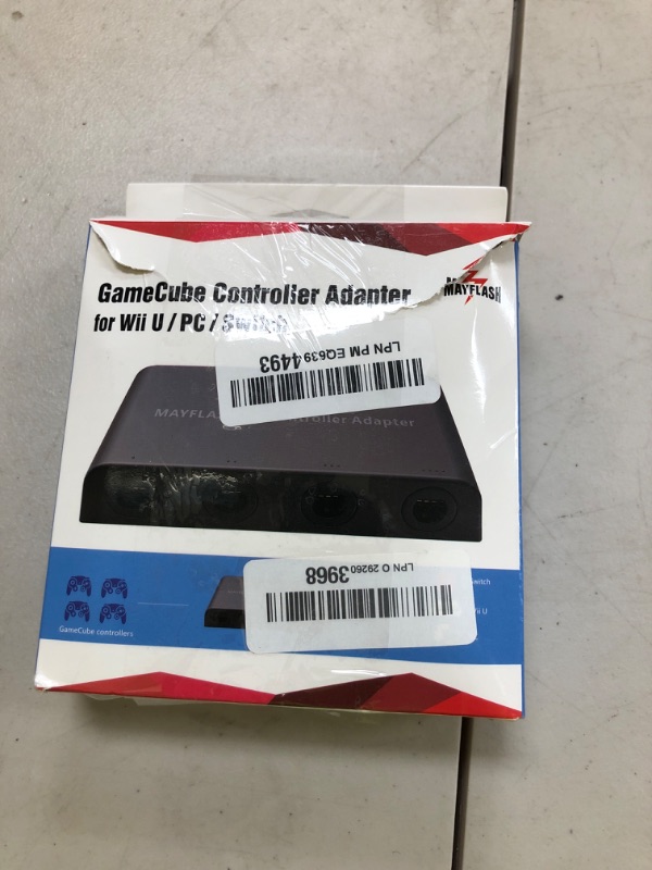 Photo 1 of MAYFLASH Gamecube Controller Adapter for Wii U, PC Windows and Switch/Switch 2, 4 Ports