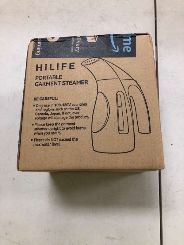 Photo 1 of HiLIFE Steamer for Clothes, Portable Handheld Design, 240ml Big Capacity, 700W, Strong Penetrating Steam, Removes Wrinkle, for Home, Office(ONLY FOR 120V)