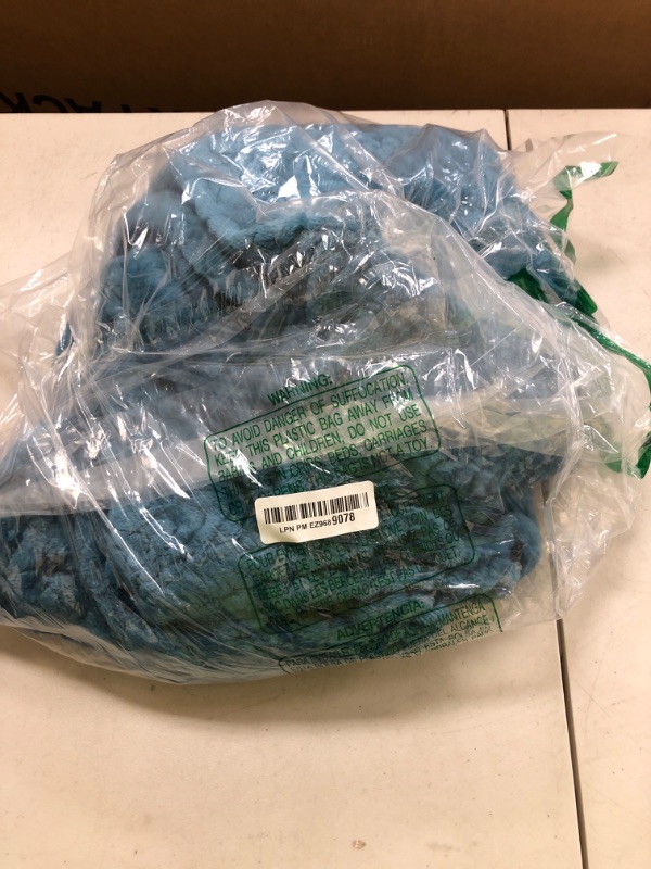 Photo 1 of Exclusivo Mezcla Teal Fleece Throw Blanket for Couch and Bed, 50x70 Inches Soft Cozy Jacquard Flannel Blankets, Lightweight Fuzzy Plush Warm Throws for All Seasons