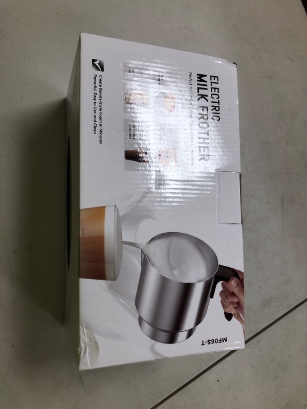 Photo 1 of Milk Frother and Steamer, Large Capacity Detachable Electric Milk Frother, Automatic Warm and Cold Foam Maker, Hot Chocolate Maker, BPA Free