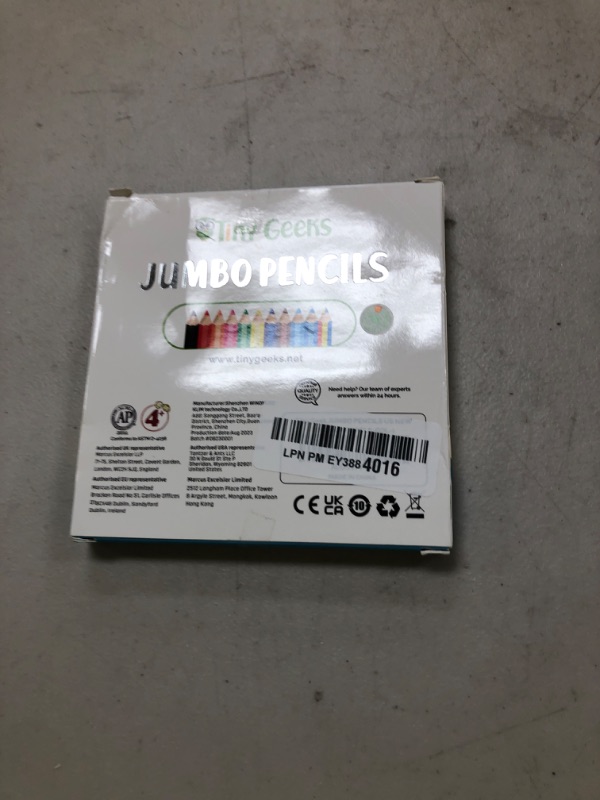 Photo 1 of Jumbo Pencils Triangle Short Colored Pencils for Kids and Rainbow Pencil +Sharpener -Perfect for Preschool Toddlers and Beginners +Recommended by Teachers & Experts +Party favours +Art/School Supplies