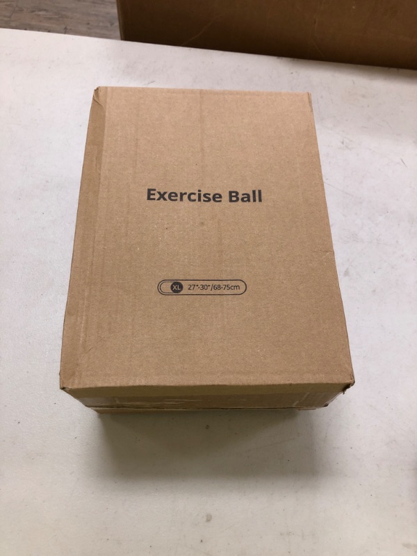 Photo 1 of GalSports Anti-Burst Slip Resistant Stability Ball - Swiss Ball for Home Gym & Physical Therapy (Bule, XL(30ines/75cm))