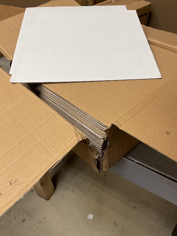 Photo 1 of ZOENHOU 30 PCS 12 x 12 x 1/4 Inch Corrugated Cardboard Sheets, 5 Layer Single Wall Cardboard Inserts, Flat Cardboard Squares Separators, Packing Paper Sheets for Mailing, DIY Crafts, Art Projects