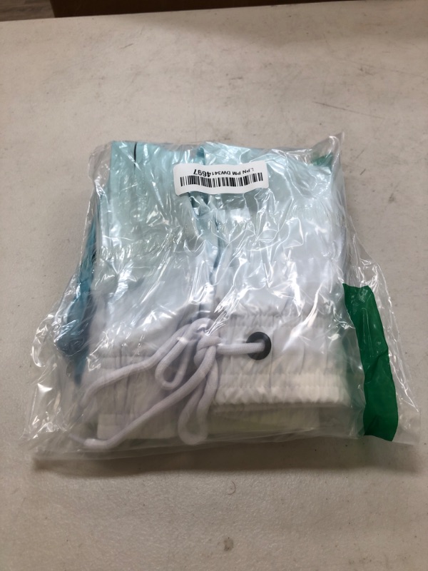Photo 1 of SILKWORLD Swim Trunks Men Quick Dry Bathing Suits Shorts with Zipper Pockets, MQ18_Zip_White & Blue Gradient, Large