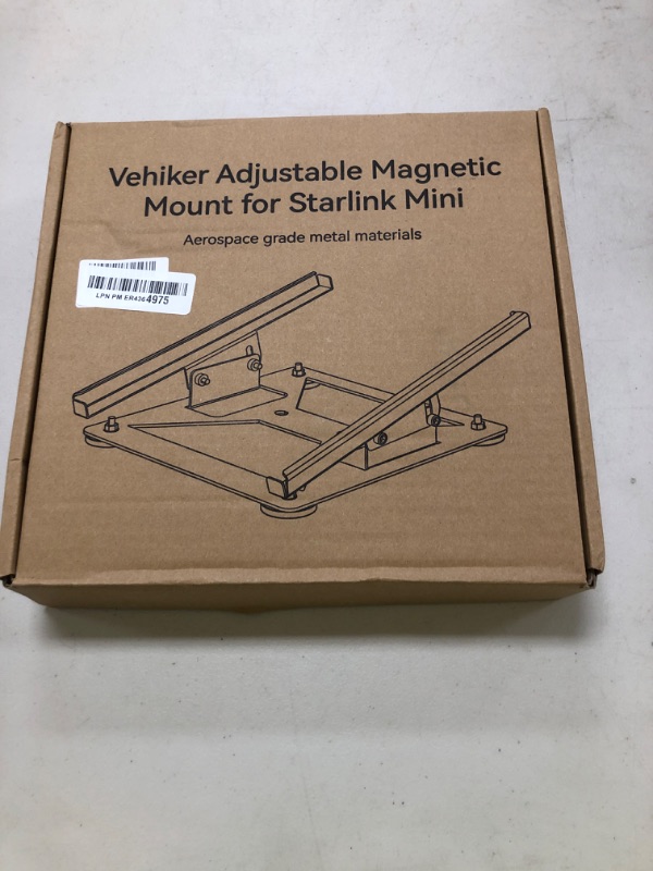 Photo 1 of Starlink Mini Car Roof Mount, Starlink Mini Magnetic Mount for Car Roof, RV, Truck, Van, Boat, Adjustable Magnetic Mounting Kit, Starlink Mini Accessories, Aerospace Grade Metal, Roof Rack Dark Gray