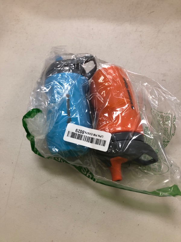 Photo 1 of Tommee Tippee Insulated Sportee Bottle, for 12m+, 9oz, Pack of 2 Non-Spill Toddler Water Bottles, Orange and Blue, with Two-Piece Valve to Help Stop Spills, Bite-Resistant Spout and Easy-Hold Handle