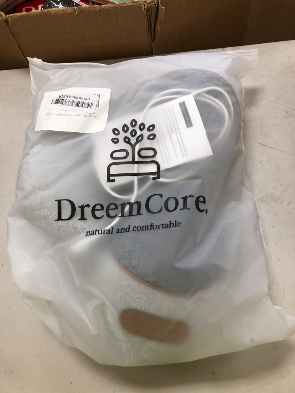 Photo 1 of DreemCore 3-in-1 Neck Massager Pillow with Heating & Traction & Vibration, 3D Ergonomic Cervical Pillow for Neck Back Shoulder Pain Relief,Light Grey
