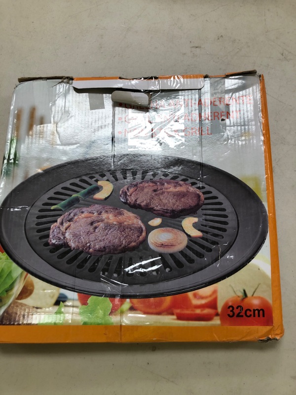 Photo 1 of Iron Barbecue Pan, Korean BBQ Grill and Baking Tray Camel Nonstick, Roasting Grill Pan for Home Camping