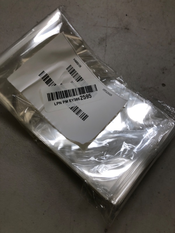 Photo 1 of 300 Pcs Cellophane Bags, 4x6" 2.8 Mils Self-Adhesive Cello Bags for Packaging, Candy, Bread, Dessert, Party Favors, Bakery