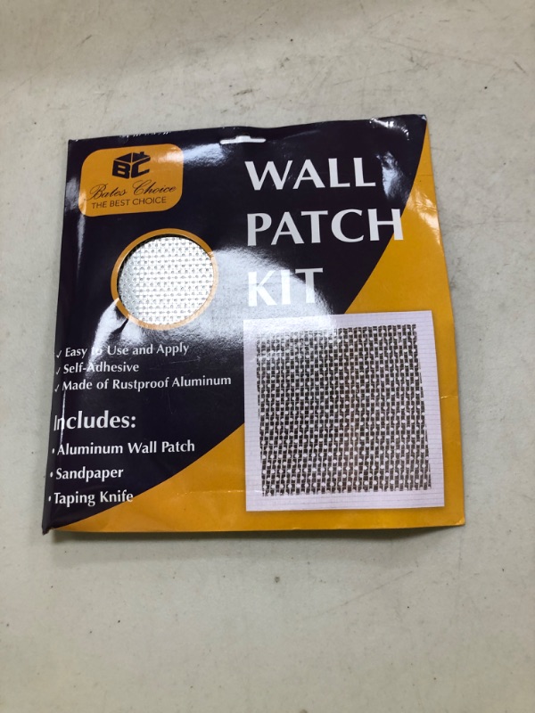 Photo 1 of Bates Choice - Drywall Repair Kit, 16pcs, Dry Wall Patch Kits, Wall Repair Patch Kit, Wall Patch Repair Kit, Drywall Hole Patch, Drywall Patch Kit, Wall Hole Repair Kit, Drywall Patch Hole