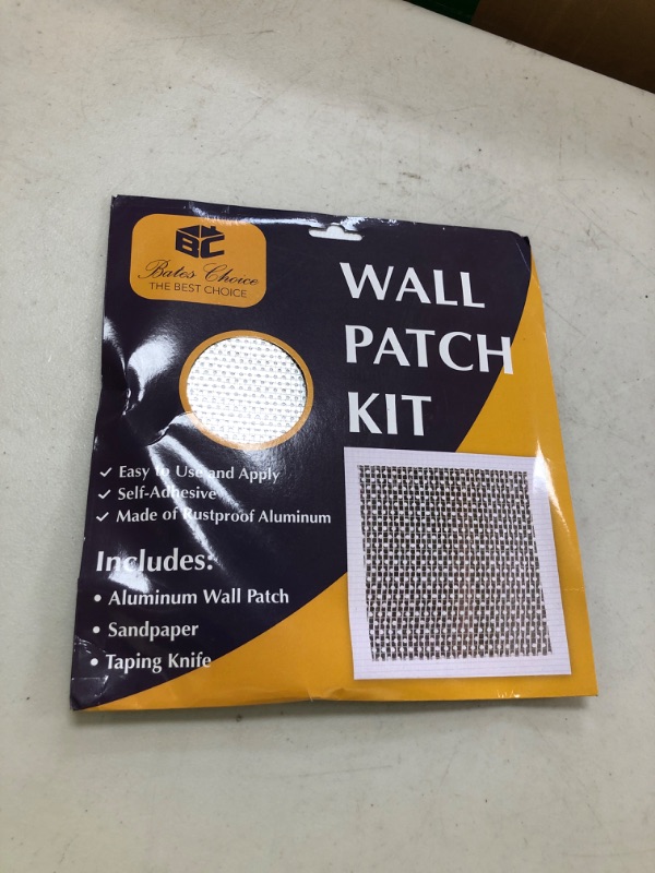 Photo 1 of Bates Choice - Drywall Repair Kit, 16pcs, Dry Wall Patch Kits, Wall Repair Patch Kit, Wall Patch Repair Kit, Drywall Hole Patch, Drywall Patch Kit, Wall Hole Repair Kit, Drywall Patch Hole