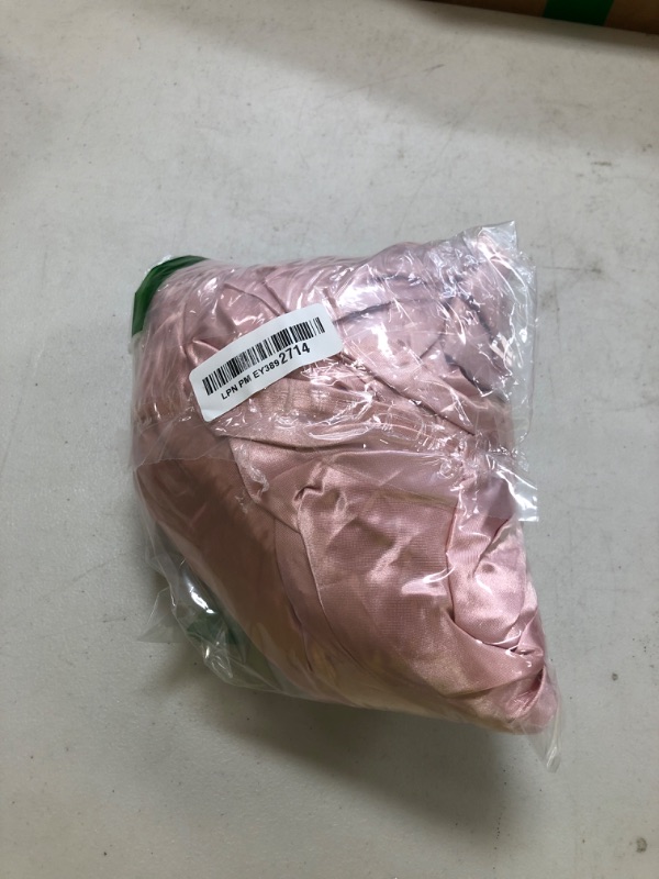 Photo 1 of CozyLux Satin Fitted Sheet Full Size, Pink Silky Satin Bed Fitted Sheet Only with Silky Microfiber, Deep Pocket, Single Bottom Sheet Sold Separately, Breathable, Smooth and Soft