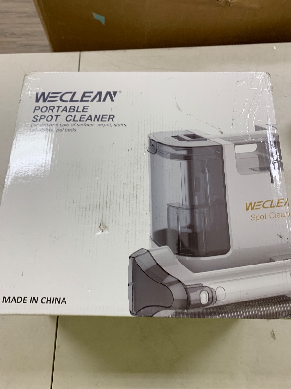 Photo 1 of WECLEAN C1 Portable Extractor for Couch and Carpet Cleaner Upholstery Cleaner for Deep Cleaning
