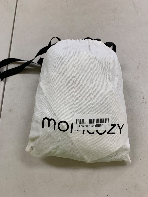 Photo 1 of Momcozy Baby Wrap Carrier, Easy to Wear Infant Carrier Slings, Lightweight Hands Free Baby Sling, Adjustable Baby Carriers for Newborn to Toddler 8-35 lbs, Black