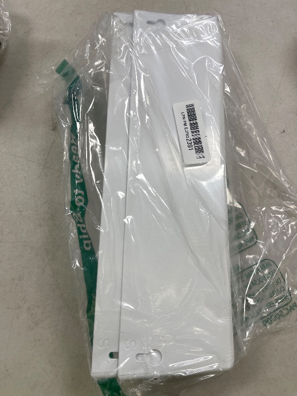Photo 1 of Rev-A-Shelf 6581 Sink Front 14" Tip-Out Tray, Standard, White, 2 Pack