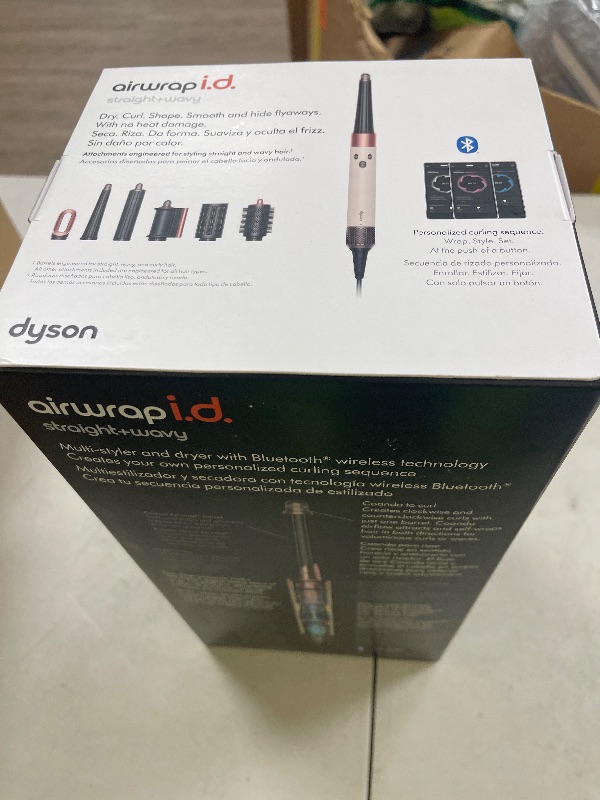 Photo 1 of Dyson Airwrap i.d.™ Multi-Styler and Dryer Straight+Wavy in Ceramic Pink and Rose Gold