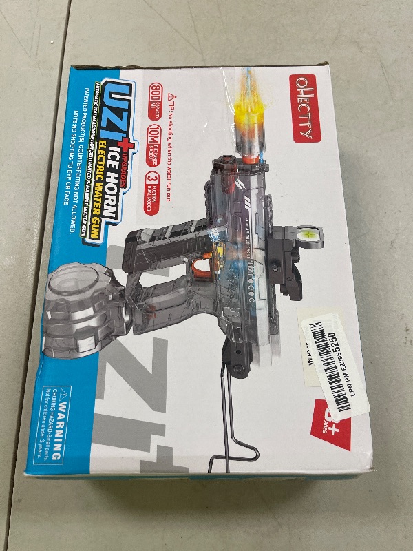 Photo 1 of Electric Water Gun for Kids Adults, Transparent Automatic Squirt Gun with 30-32 FT Long Range, Summer Outdoor Beach Swimming Pool Party Toys for Boys Girls Adults (Black)