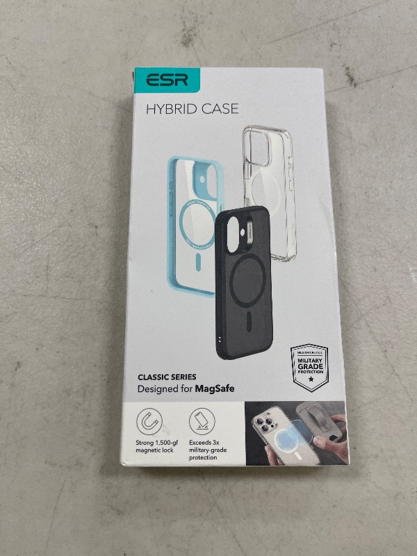 Photo 1 of ESR for iPhone 16 Pro Case, Camera Control, Compatible with MagSafe, Shockproof Military-Grade Protection, Magnetic Phone Case for iPhone 16 Pro, Classic Hybrid Case (HaloLock), Clear