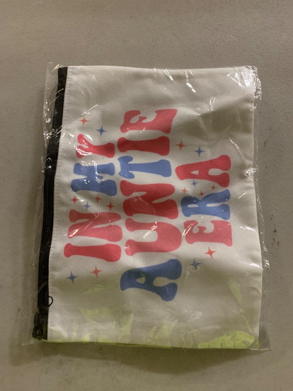 Photo 1 of NMPCreativeStore In My Auntie Era Makeup Bag - Baby Announcement For Auntie - New Baby Gifts - Promoted To Auntie Makeup Bag - Makeup Bag Gifts For Auntie On Mothers Day- Birthday- Christmas