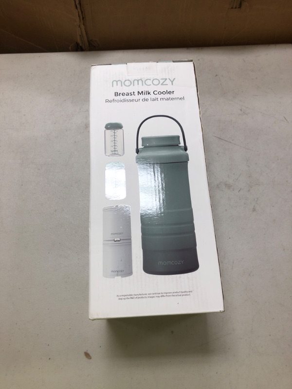 Photo 1 of Momcozy 22oz Portable Breast Milk Cooler for Outdoor, Life Saver with 360° Total Cooling for 24 Hours, Larger Capacity Travel Breastmilk Chiller with 2pcs Baby Bottles for Breastmilk Storage, Green