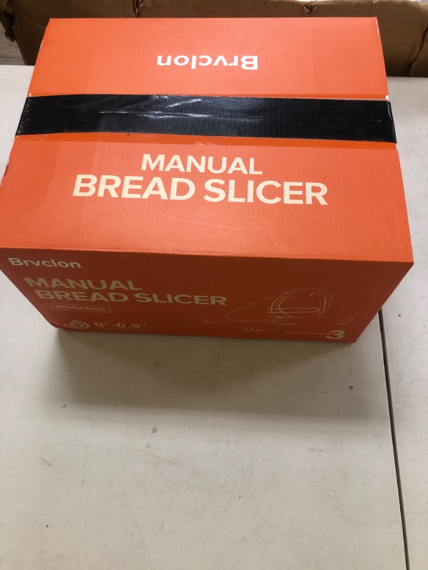 Photo 1 of ?Upgraded?Manual Bread Slicer for Homemade Sourdough Bread,Metal Guide & Adjustable Thickness, Hand Crank Bread Slicer with Scale Line and Suction Cup, Sharp Blade, Suitable for Sourdough Bread (red)