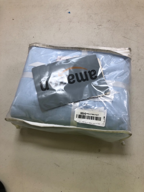 Photo 1 of Best Season 400 Thread Count Cotton Queen Size Sheet Set (Baby Blue Color) 4 Piece - 100% Long Staple Cotton Sheets Set, Pure Cotton Bed Sheets Sets with Deep Pocket fit Upto 16 inch