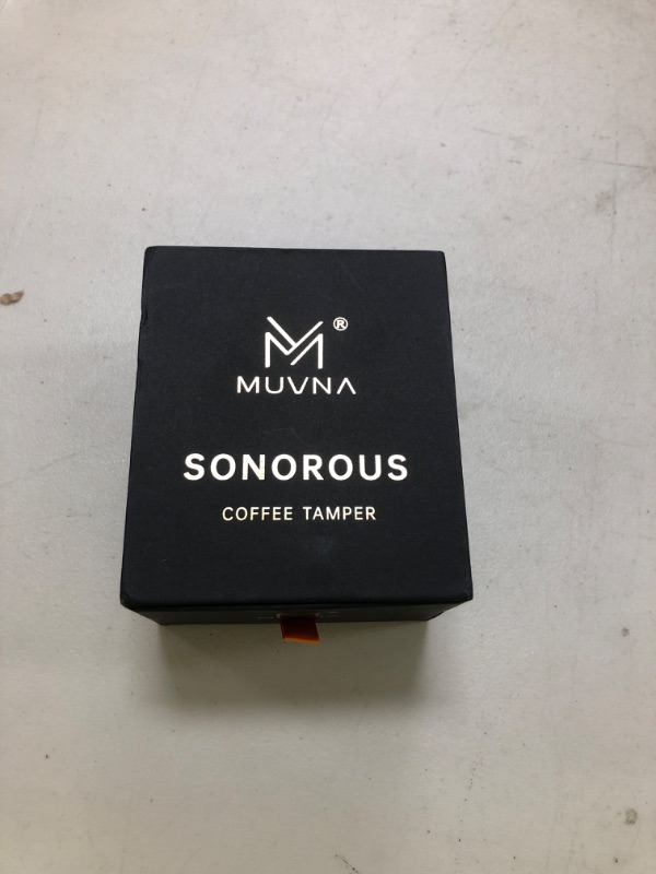 Photo 1 of MUVNA Espresso Tamper with Sound Feedback 53.3mm - 4-Spring System for Consistent Tamping Pressure, Barista Calibrated Tamper with 15lb / 30lbs Replacement Springs, Fits 53mm Portafilters