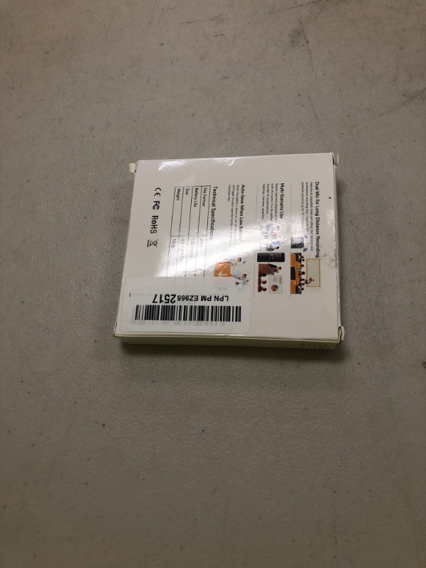 Photo 1 of 64GB Digital Voice Activated Recorder with Playback - 4552 Hours Audio Recording Device, 3072Kpbs HD Dual MIC Tape Recorder Device for Lecture A-B Repeat, MP3 Player,?64GB TF Card Included?