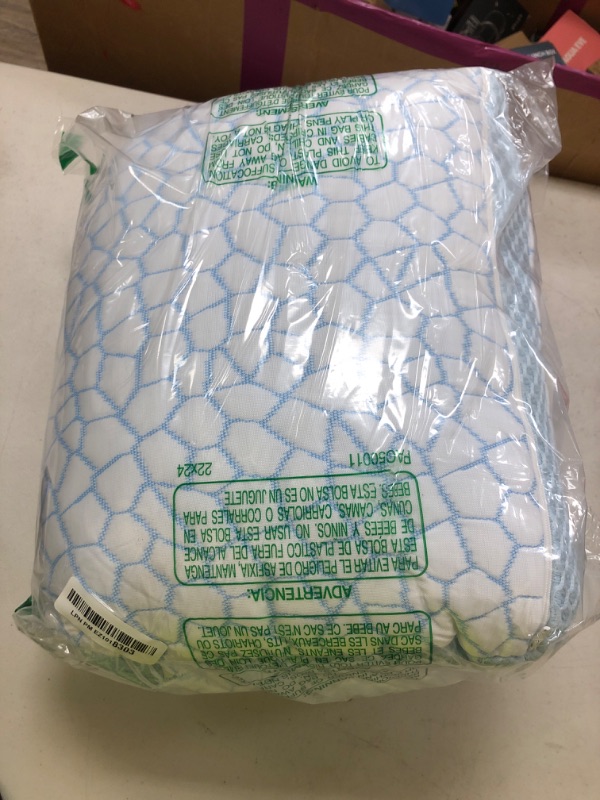 Photo 1 of QUTOOL Cooling Pillows for Hot Sleeping, Shredded Memory Foam Pillows Queen Size Set of 1,Adjustable Soft & Firm Gel Bed Pillow for Side, Back, Stomach Sleepers