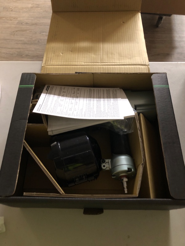 Photo 1 of Metabo HPT Siding/Light Framing Coil Nailer, Pro-Preferred Pneumatic Power Nailers for Versatile Siding and Framing Tasks, Tool For 16° Wire 1-3/4"-3" and 15° Plastic to 1-3/4" - 2/14" Nails, NV75A5