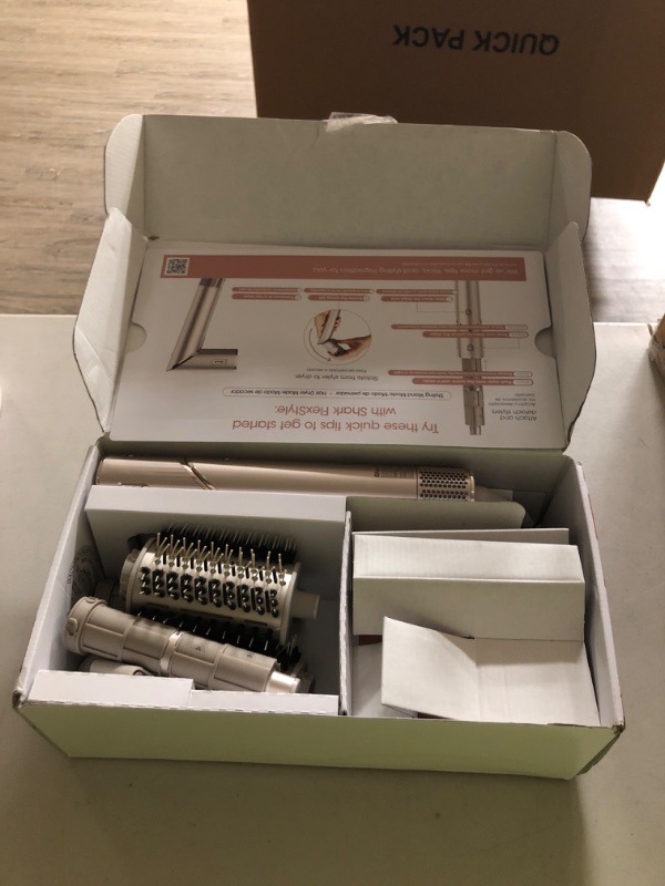 Photo 1 of Shark HD430 FlexStyle Air Styling & Drying System, Powerful Hair Dryer Brush & Multi-Styler with Auto-Wrap Curlers, Paddle Brush, Oval Brush, Concentrator Attachment, Stone