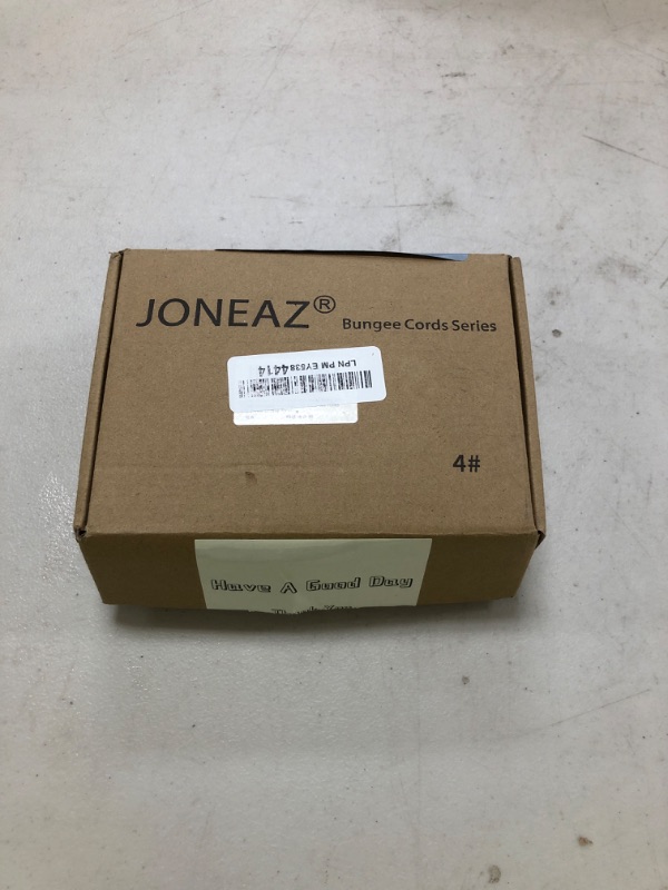 Photo 1 of Joneaz 36 inch Bungee Cords with Hooks Heavy Duty, 4 Pack and 10mm Dia Black Color Cord, Marine Grade Hooks with Plastic Coating Process
