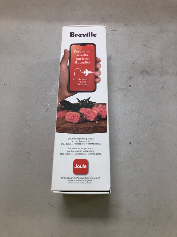 Photo 1 of Breville BSV600PSS Joule Turbo Sous Vide Machine, Polished Stainless Steel