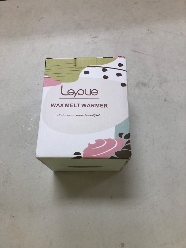 Photo 1 of Leyoue Electric Wax Melt Warmer PTC Heating Plate with 7 Colors LED Changing Light Wax Warmer Fragrance Warmer for Home Office Gifts & Decor(Black Forest)