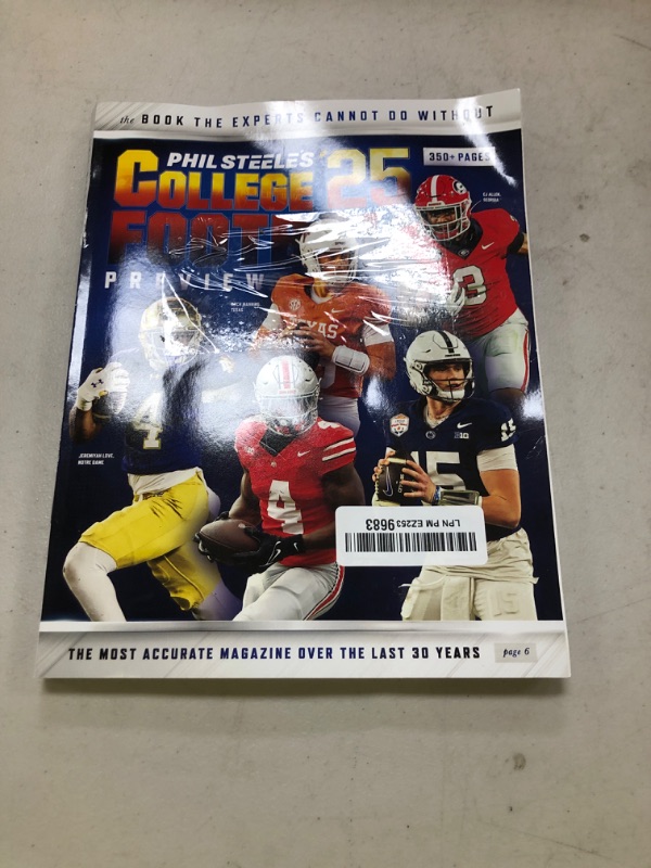 Photo 1 of Phil Steele College Football Preview 2025 (Covers Vary)