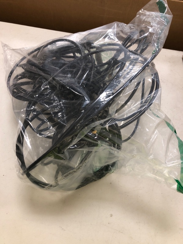 Photo 1 of Bonviee Misters for Outside Patio, 100FT Misting Cooling System for Patio, 100FT (30M) Misting Line+28 Mist Nozzles+3/4" Brass Adapter, Pre-Assembled Garden & Greenhouse Watering System