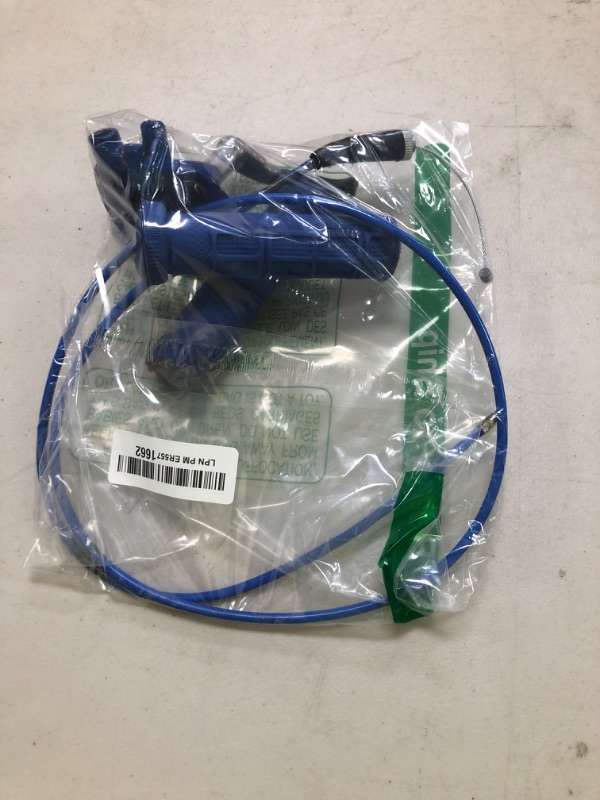 Photo 1 of PUCKY New 7/8'' 22mm Thumb Throttle Cable Accelerator Handle Assembly for 50cc 70cc 90cc 110cc 125cc 250cc ATV Quad Go Kart TaoTao Pit Bike (Blue)