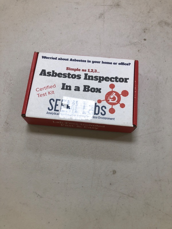 Photo 1 of Asbestos Inspector in a Box (2-3 Day Results) NVLAP Accredited lab Analysis Included