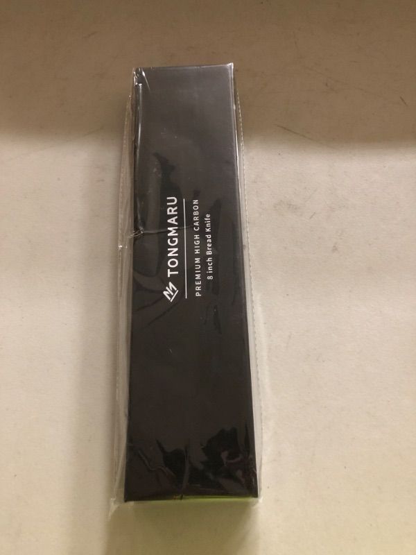 Photo 1 of TONGMARU Bread Knife, 8 inch Professional High Carbon Razor Super Sharp German Stainless Steel - Cooking Kitchen Bread Knife with Ergonomic Forged PakkaWood Handle, with Luxury Gift Box, for family