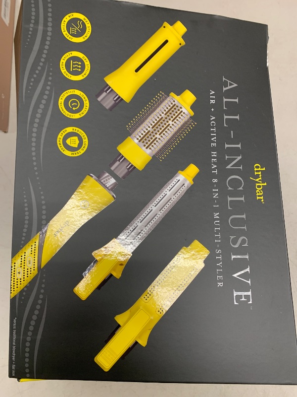Photo 1 of Drybar All-Inclusive Air + Active Heat 8-in-1 Multi-Styler, for Fast Drying, Long-Lasting Curls, Blowouts, Sleek Styles - Wet or Dry Styling Made Easy